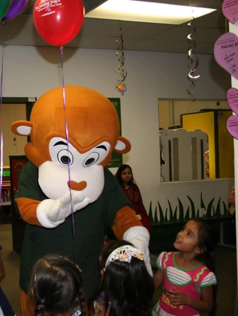JJ The Monkey Mascot